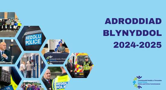 Comisiynydd Heddlu a Throseddu Dyfed-Powys yn Cyhoeddi Adroddiad Blynyddol Newydd 