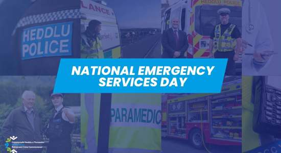 Dyfed-Powys Police and Crime Commissioner Pays Tribute to Emergency Services Day on 999 Day  