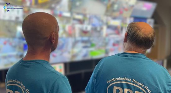 Pembrokeshire People First visit the OPCC