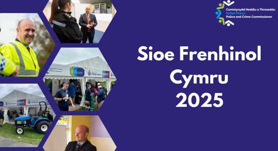 Swyddfa’r Comisiynydd Heddlu a Throseddu’n Arddangos Cyfleoedd Gwirfoddoli ac Ymgysylltu Cyhoeddus yn Sioe Frenhinol Cymru 2025 