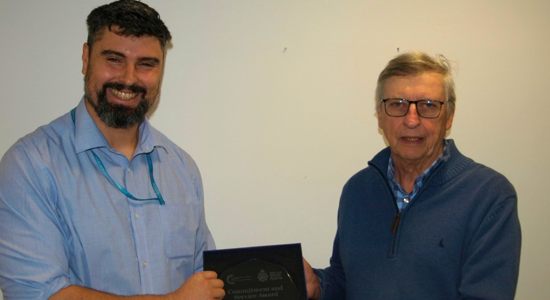 Long Standing Volunteer Commemorated with Award