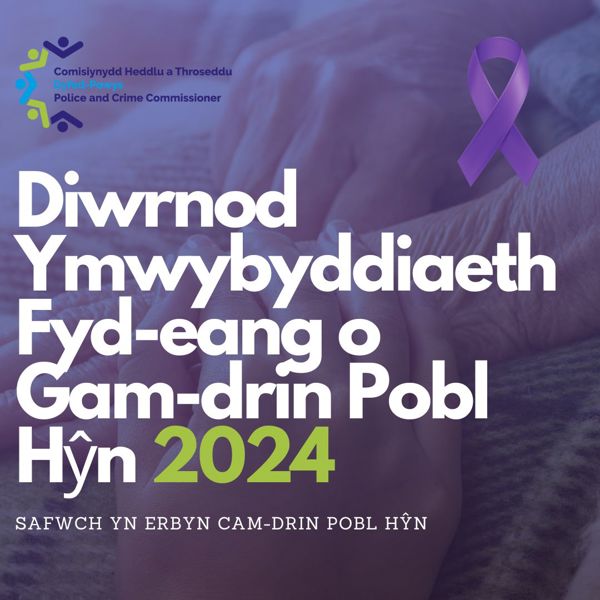 Diwrnod Ymwybyddiaeth Fyd-eang o Gam-drin Pobl Hyn 2024